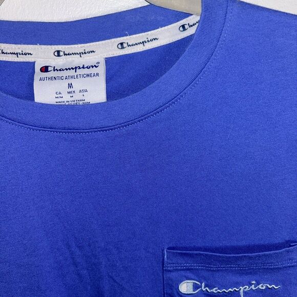 Champion Womens Deep Forte Blue Crewneck T-Shirt Dress Size Medium - Picture 3 of 6